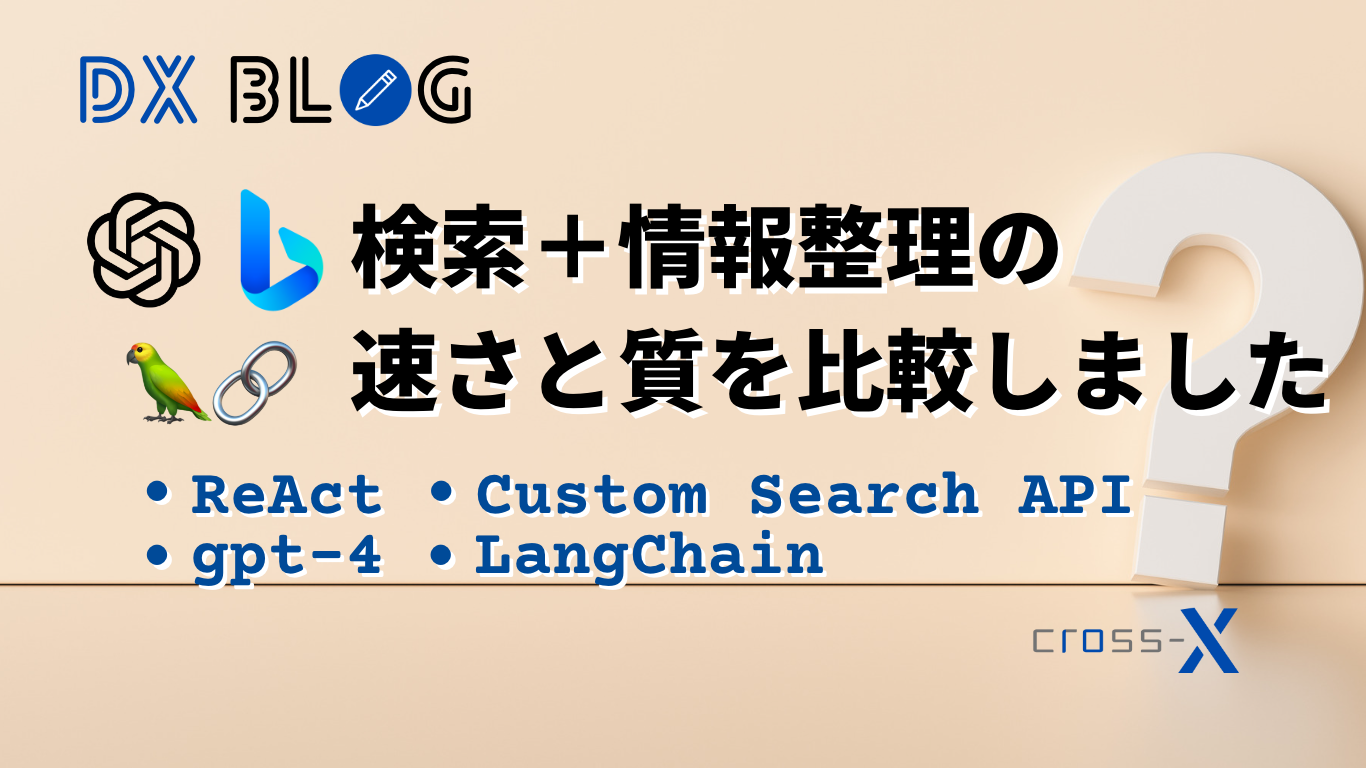 ChatGPT / LangChain / Bing Chat｜検索＋情報整理の速さと質を比較